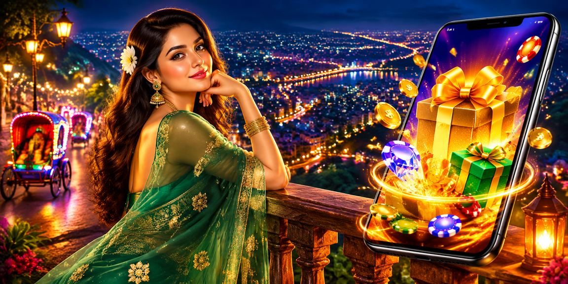 ঢাকায় শাড়ি পরা নারী রেজিস্টার বোনাস পেয়ে আনন্দিত
